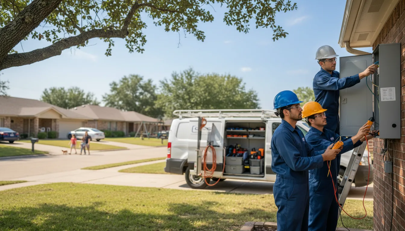 Certified electrician providing emergency electrical services in Lone Grove, OK